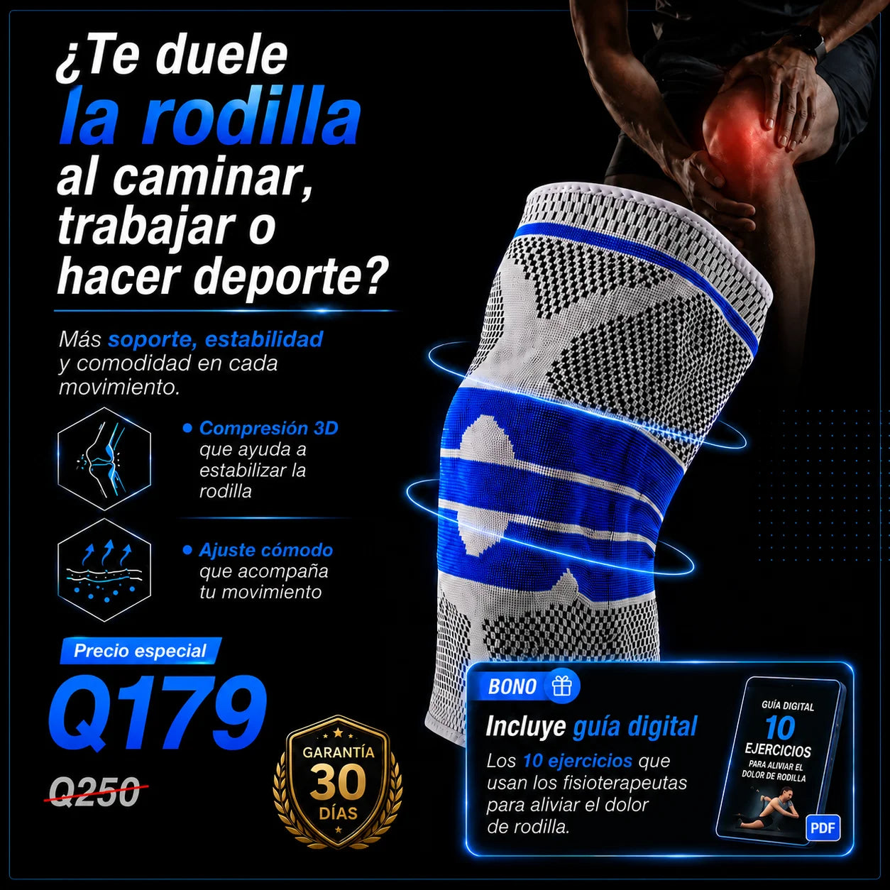 Rodillera 3D: Adiós al Dolor de Rodilla