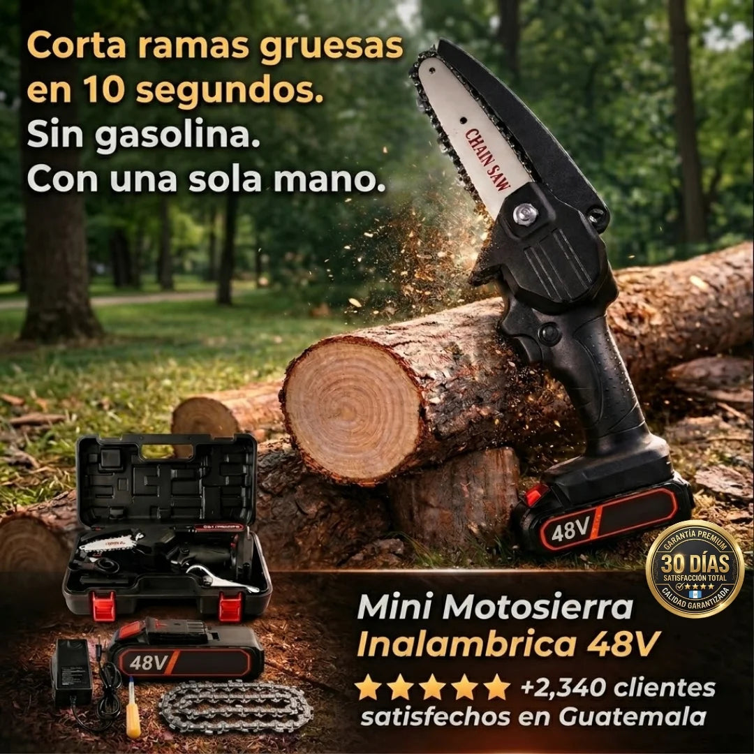 Mini Sierra Inalámbrica 48V - Olvídate del serrucho