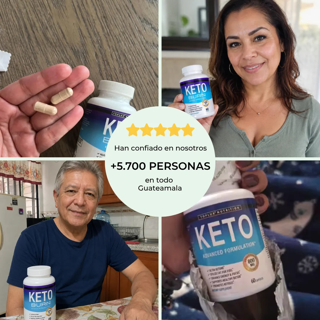 Keto Burn: 5 en 1 contra la grasa rebelde