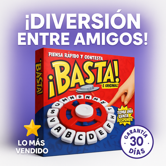 ¡BASTA! El juego que convierte cualquier reunión en un desmadre de risas 🤣