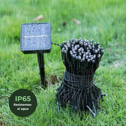 Paga 1 lleva 2: Luces solares Ecobrillo Navideño 10 metros