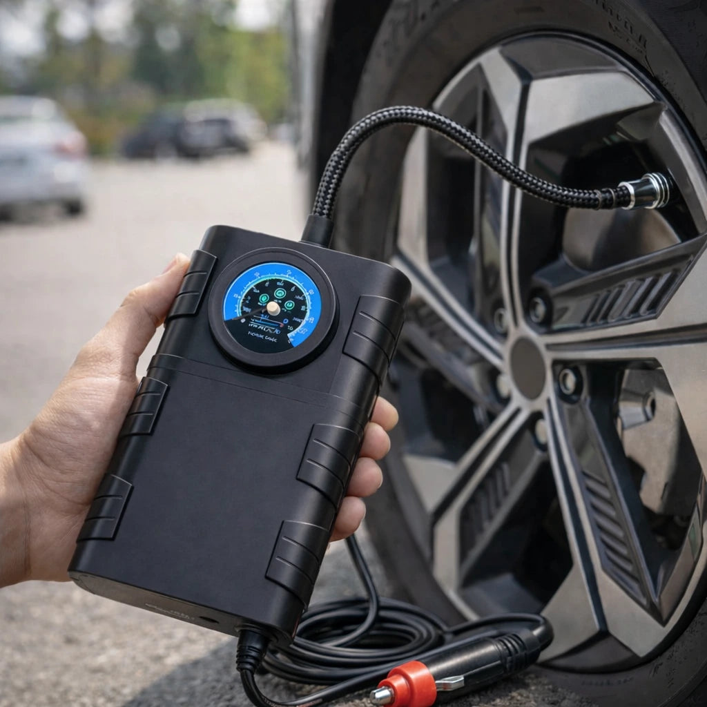 Compresor Portatil AirPulse Pro®: Infla tu llanta en 5 minutos