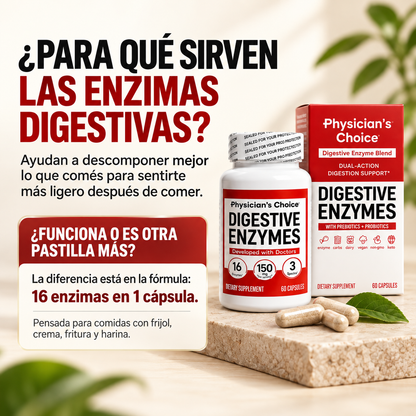 Enzimas™ Terminá de comer sin pesadez
