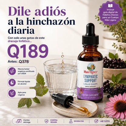 Soporte Linfático Gotas Mary Ruth™ 30ml