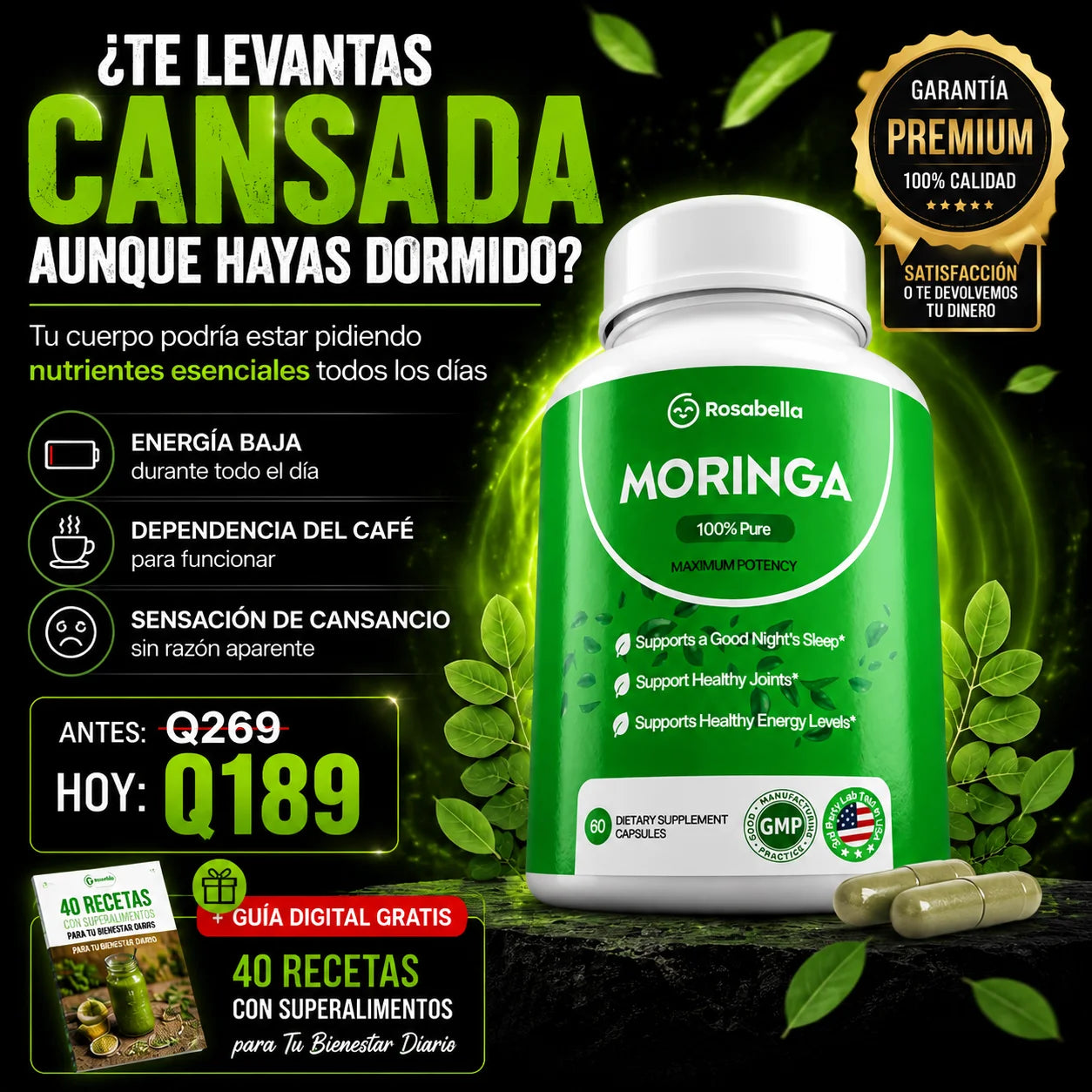 Moringa, Rosabella, 60 Caps.