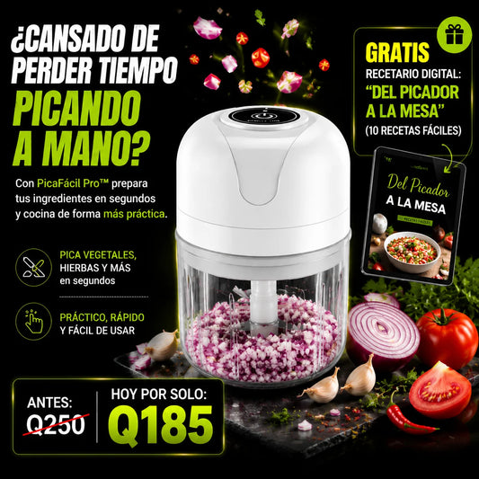 PicaFácil Pro™ Esencial en tu cocina