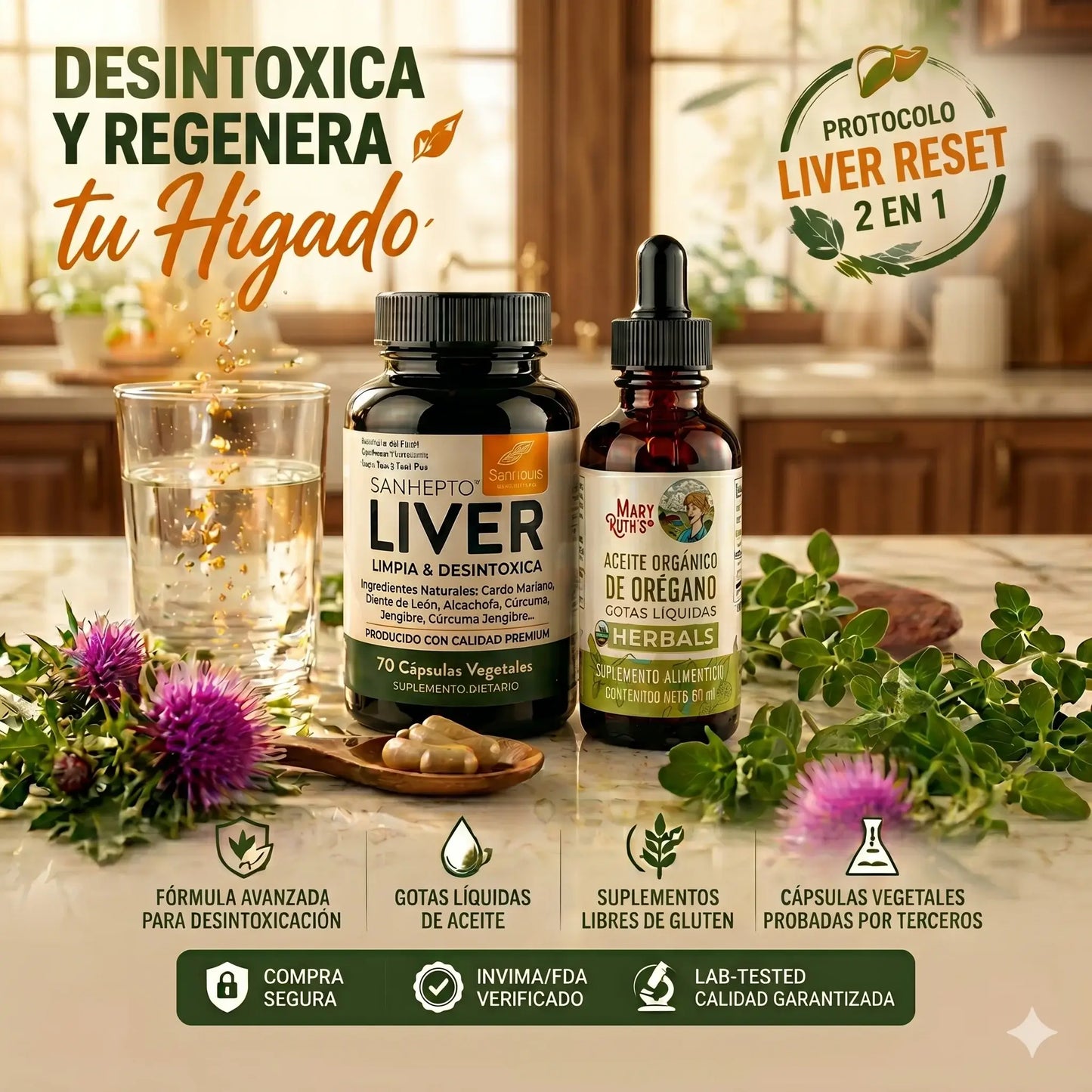 Tratamiento Hepático de 30 Días - Recupera tu energía
