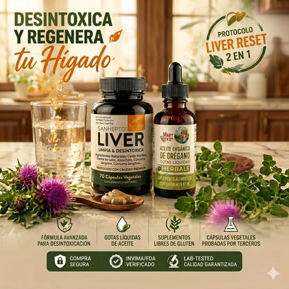 Tratamiento Hepático de 30 Días - Recupera tu energía