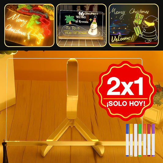 Paga 1 lleva 2 Kit GlowArt: Tu espacio, tus reglas, tu arte brillante 🎨💫
