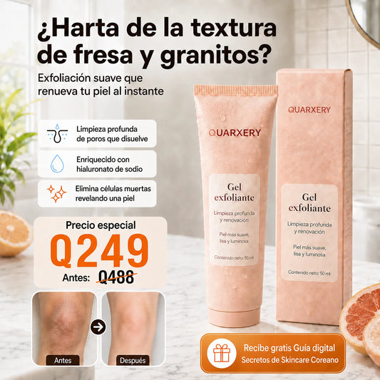 Paga 1 lleva 1 gratis: Gel Exfoliante Quarxery™