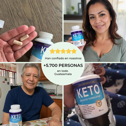 Keto Burn: 5 en 1 contra la grasa rebelde