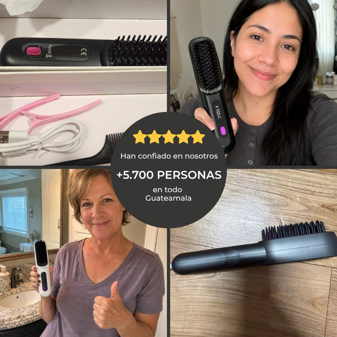 Glam Go™ Cepillo Alisador