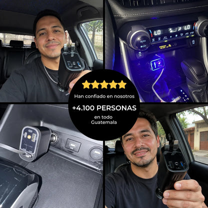 Ultra Charge Estelar™ Tu carro con cielo estrellado
