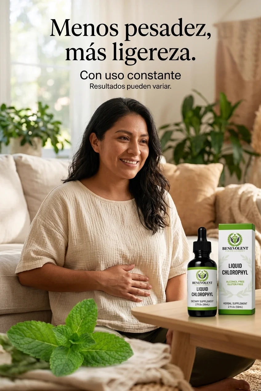 Clorofila Liquida - seccion hinchazon