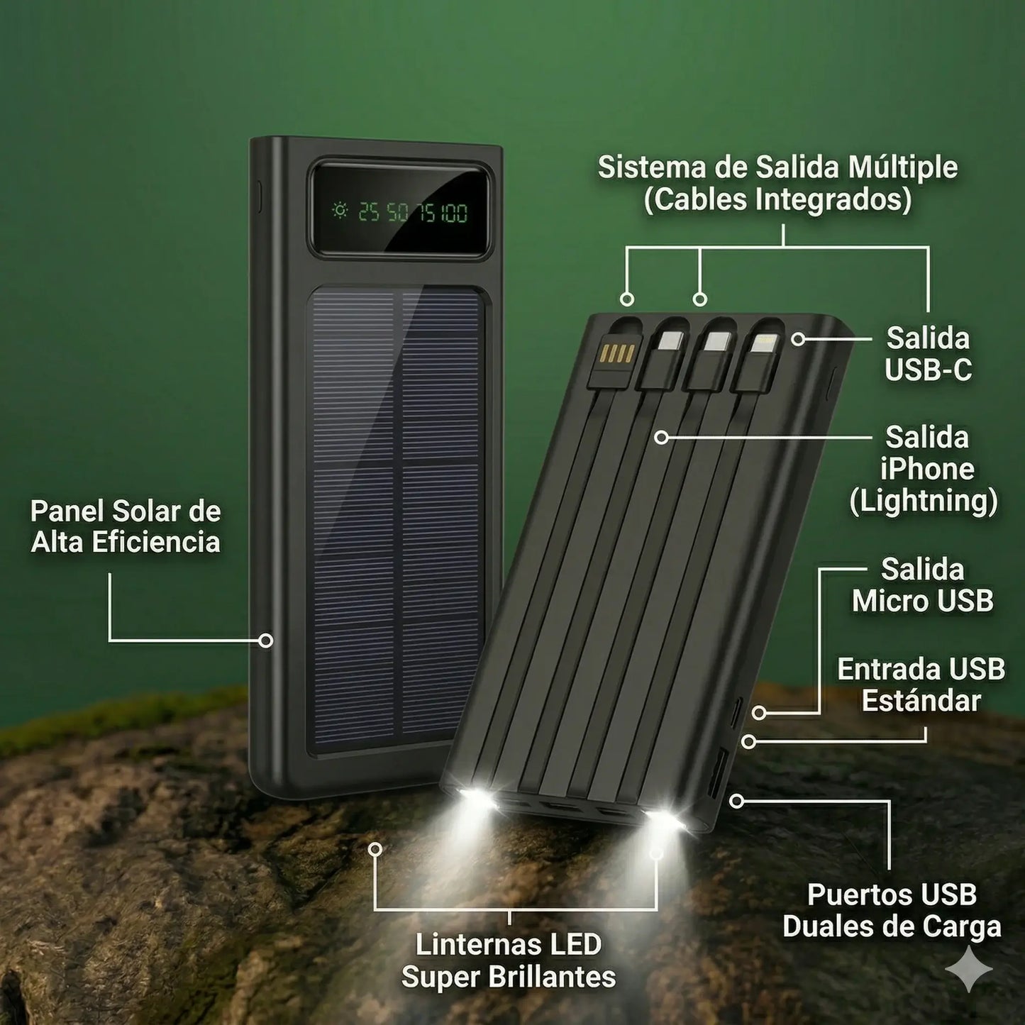 Batería SolPower - Carga Donde No Hay Corriente⚡
