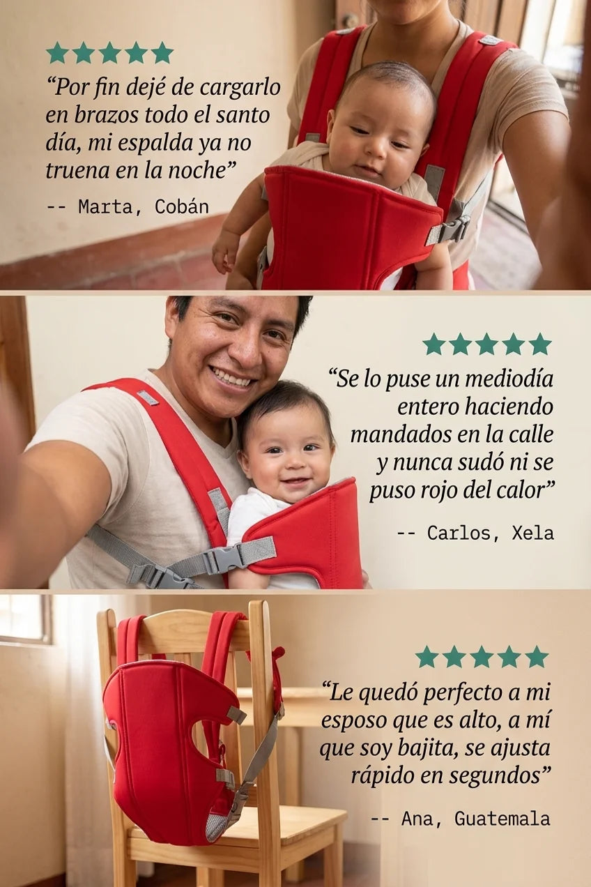 Canguro para bebes - seccion testimonios